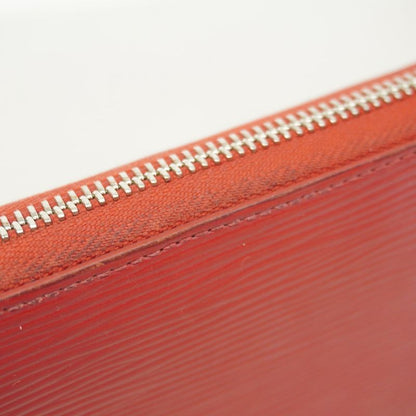 Louis Vuitton Epi Zippy Wallet Long Wallet M60304 Carmine Women