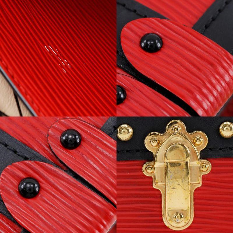 Louis Vuitton Trunk Clutch 2WAY Clutch M51697 Epi Leather Rouge Red Ladies