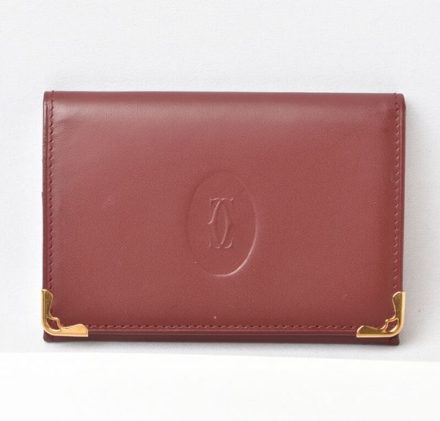 Cartier Card Case Business Card Holder Pass Case Cartier Must De Cartier