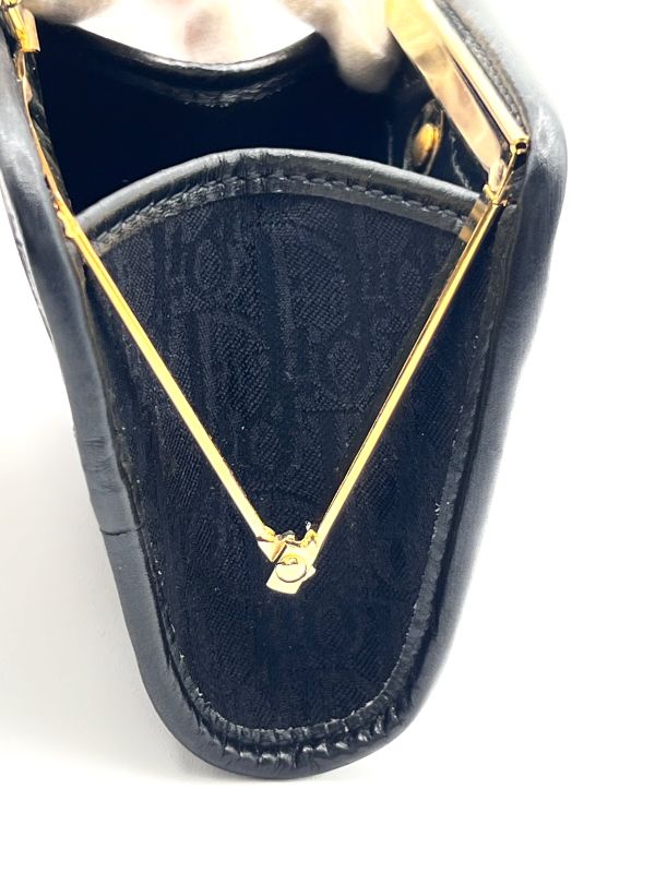 Christian DIOR Coin Case Wallet Coin Purse Trotter 36bs169