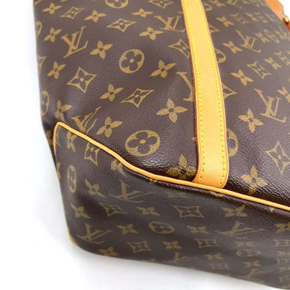 Louis Vuitton Sac Shopping Monogram Leather X PVC Brown Tote Bag Gold M51108