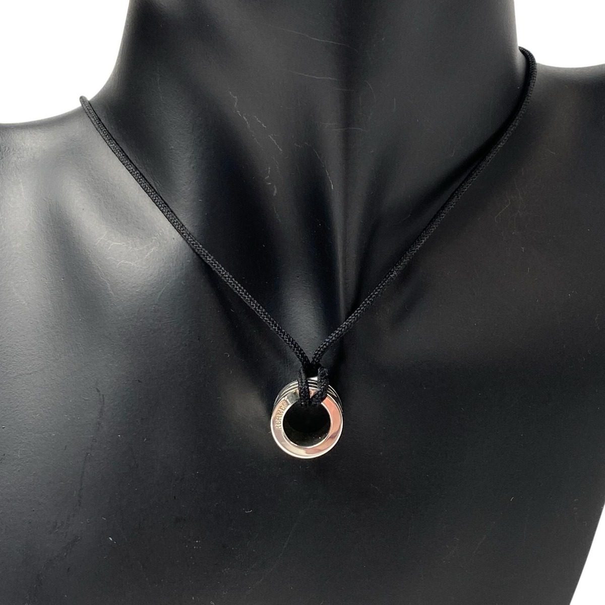 Hermes Italic Pendant Necklace