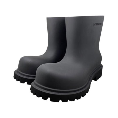 Balenciaga Boots Steroid Rubber 770589 40 Size Logo Black Steroid Boot Balenciag