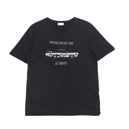 Saint Laurent Paris Short Sleeve T-Shirt Size XS Print Cut And Sewn Car
