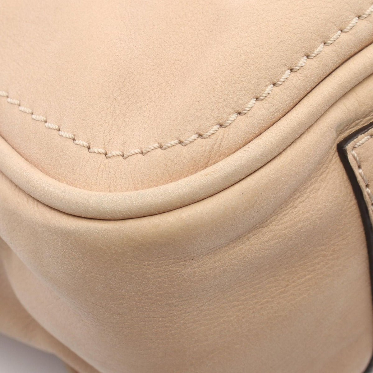 Loewe Shoulder Bag Anagram 322.75.004 Beige Leather Tassel Tote — view 5