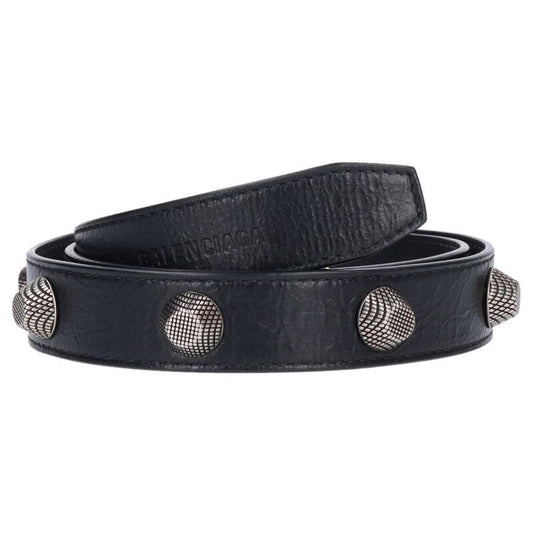 Balenciaga Le Cagole Stud Leather Belt Women