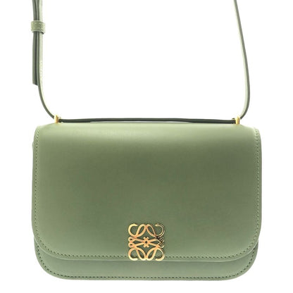 Loewe - Goya Anagram Logo Leather Small Shoulder Bag - Green - Women