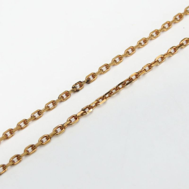 Hermes Necklace Eau Kelly PM Metal Swift Pink Gold Rose Mexico Cadenas Pendant