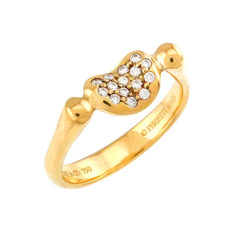 Tiffany & Co Tiffany & Co Bean #11 Ring Diamond 18K YG Yellow Gold 750 Ring