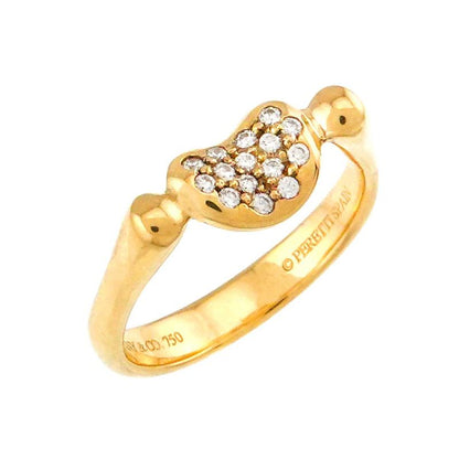Tiffany & Co Tiffany & Co Bean #11 Ring Diamond 18K YG Yellow Gold 750 Ring