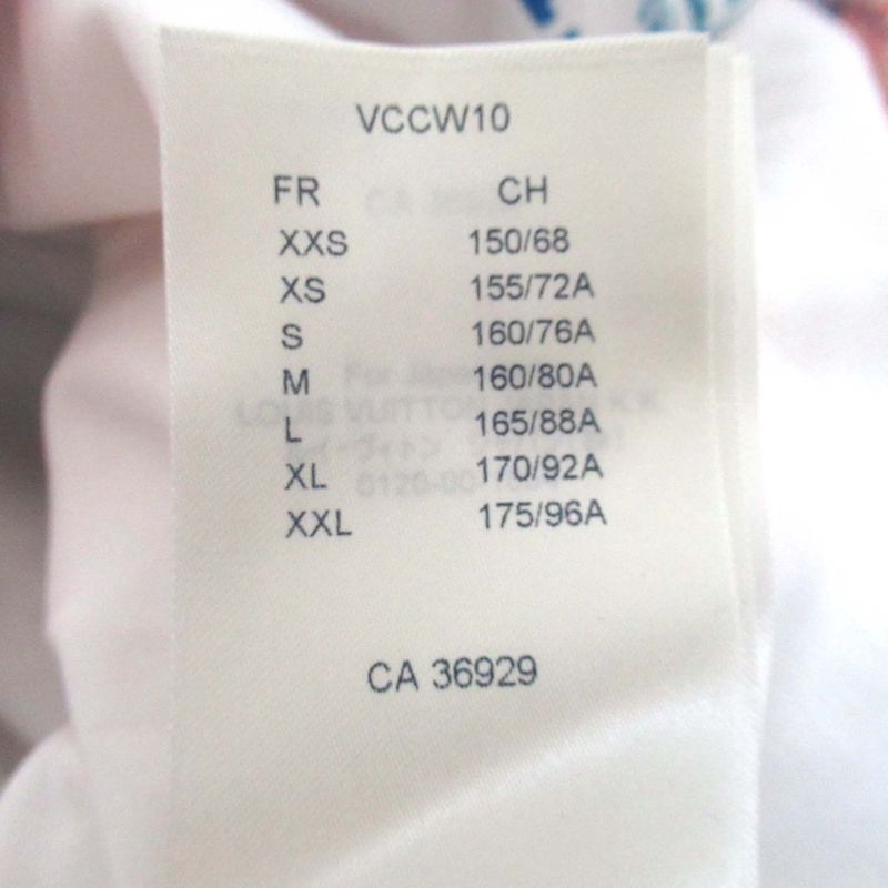 21aw Louis Vuitton Fornasetti Graphic Print Short Sleeve T-Shirt M Size White