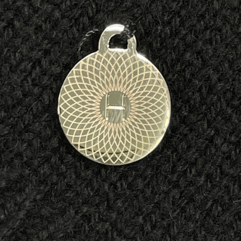 Current Hermes Short-sleeved Knit Black Cashmere H Button