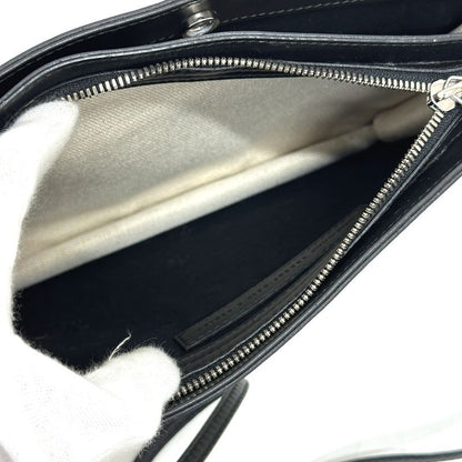 Balenciaga Shoulder Bag Total 528147 Leather / Canvas White And Black