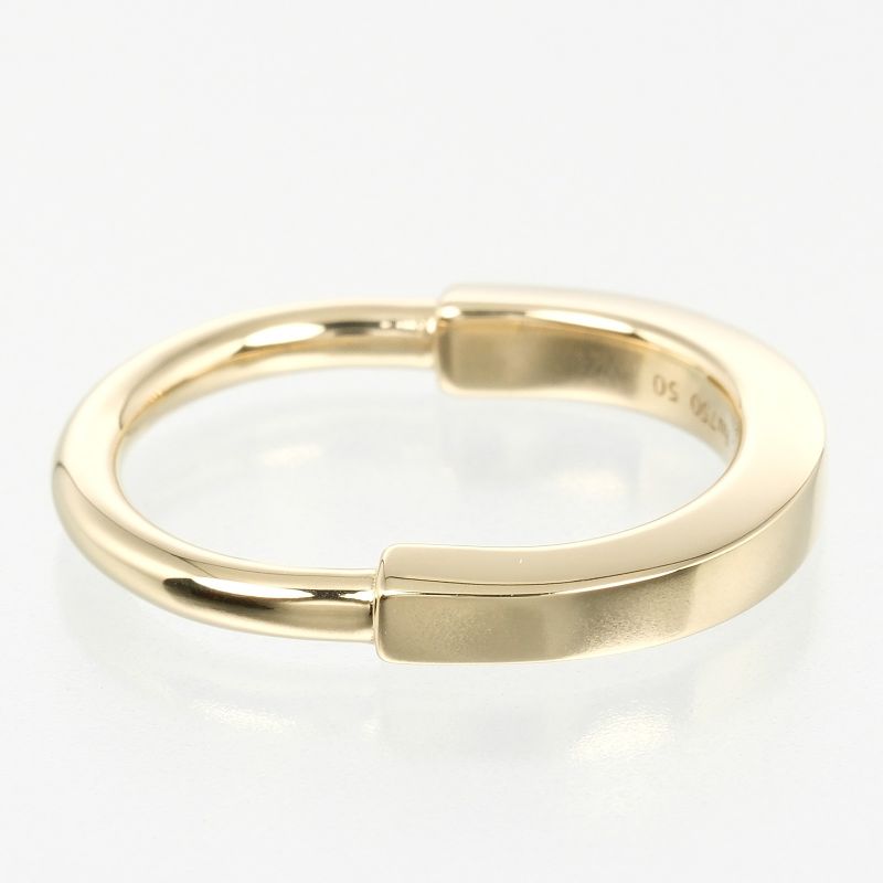 [tiffany & Co] Tiffany & Co Lock 18K Yellow Gold Size 6 Ladies' 4.5 G Ring