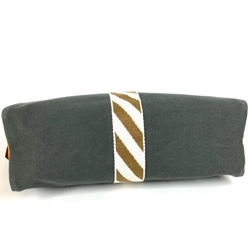 Hermes Clutch Bag Gimetou GM Gimetou GM Cotton Gray