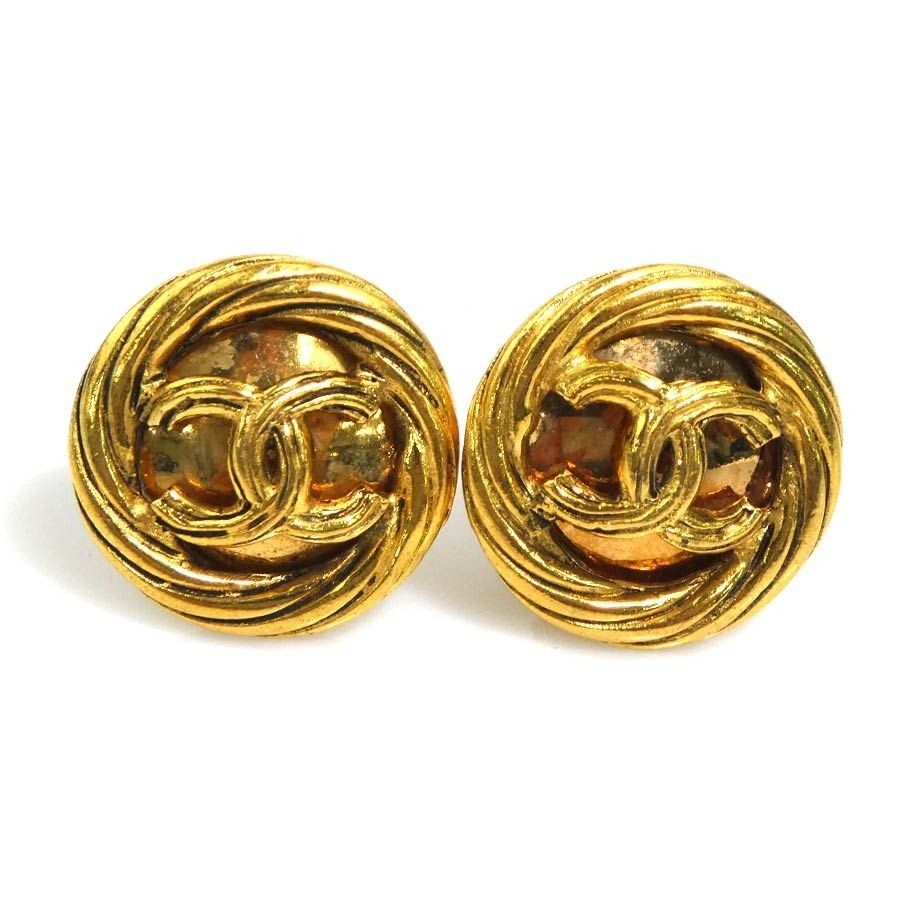 Chanel Earrings CC Logo