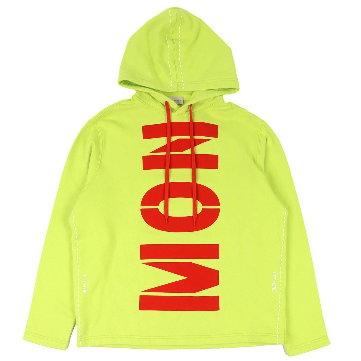 Moncler Genius 5 Craig Green Hoodie Cotton Long Sleeve Yellow Red