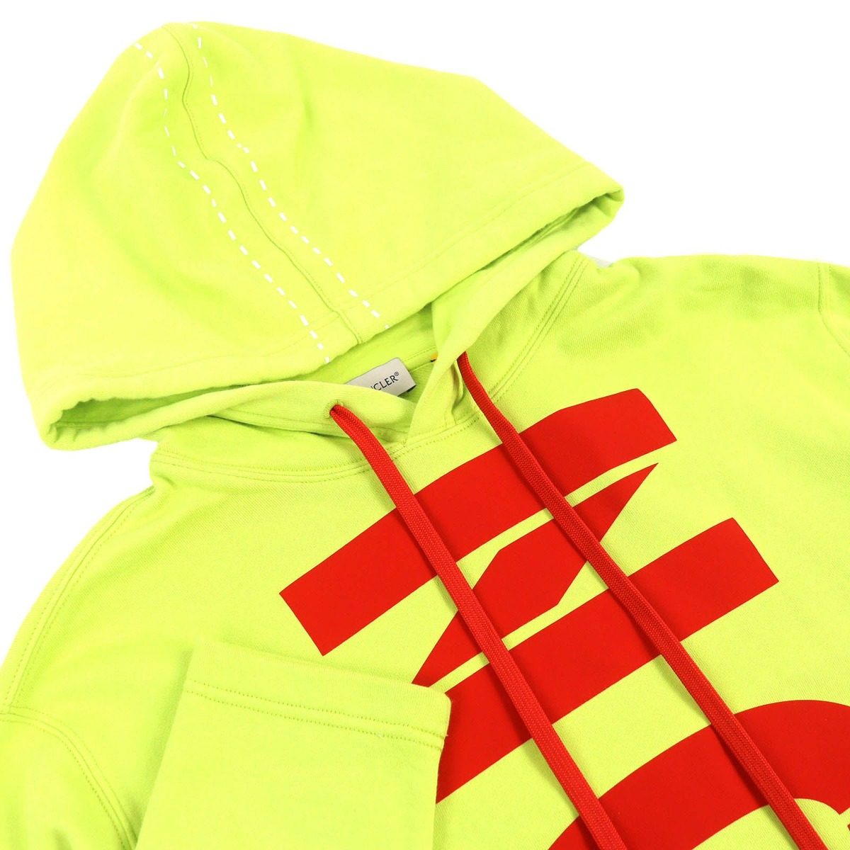 Moncler Genius 5 Craig Green Hoodie Cotton Long Sleeve Yellow Red — view 3