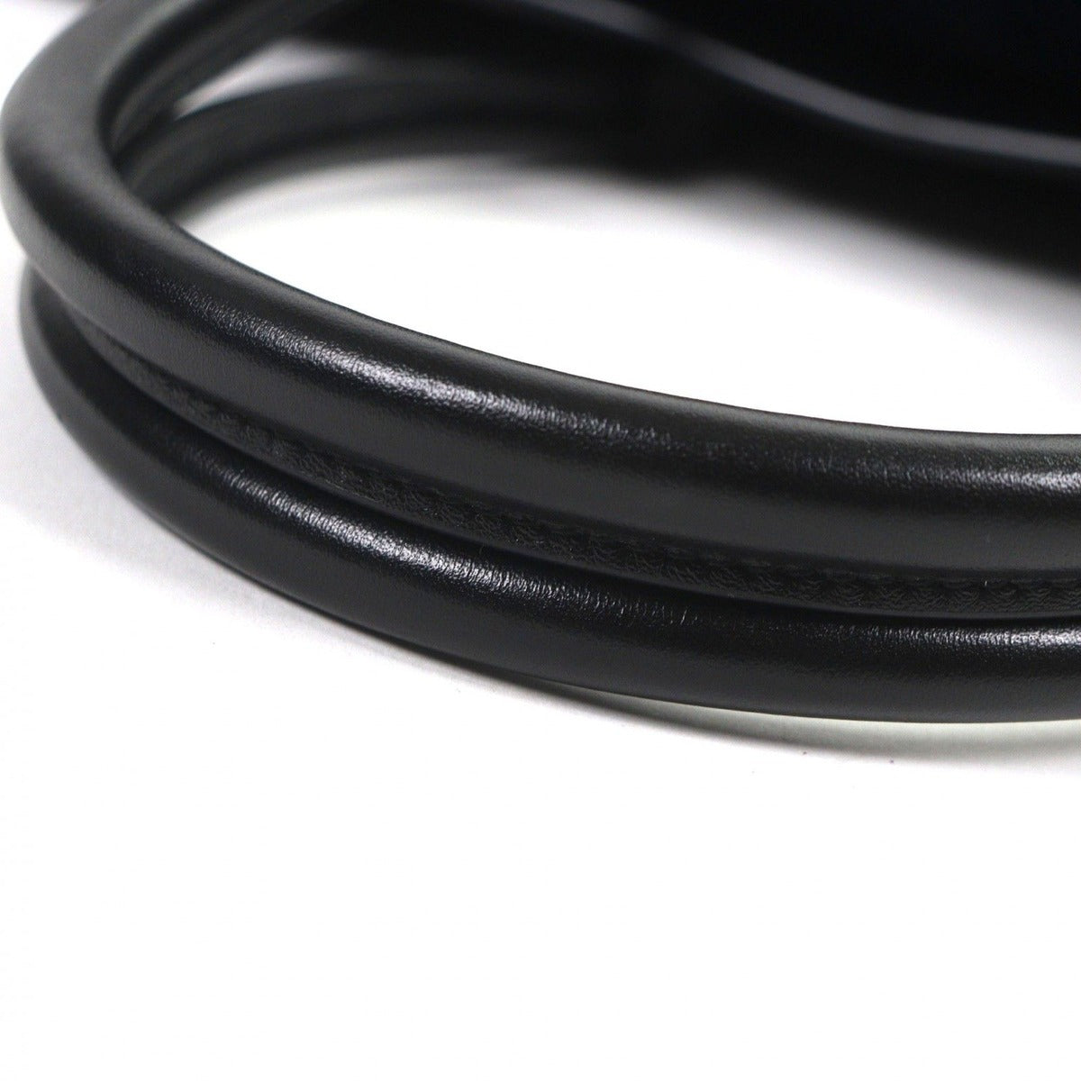Saint Laurent Paris Leather Rib Goche Tote Black — view 7