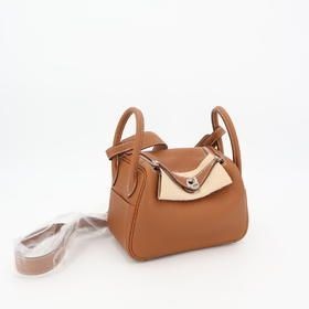 Hermes Bag Lindy Mini Gold Hardware Silver