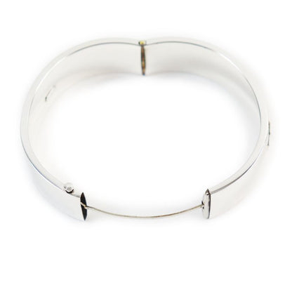 Tiffany & Co 1940s Vintage 3 Star Bangle 3 Star Bangle With Ruby Diamond And