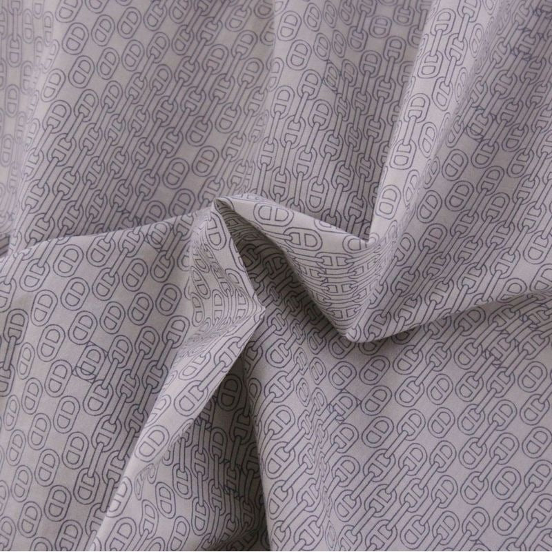 Hermes Shirt Long Sleeve Serie Button Cotton — view 4