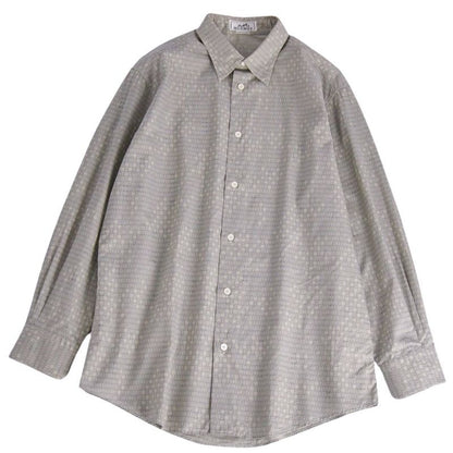 Hermes Shirt Long Sleeve Serie Button Cotton