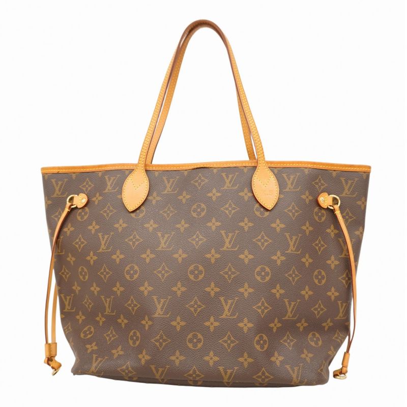 Louis Vuitton Tote Bag Monogram Neverfull MM M40156 Brown Ladies