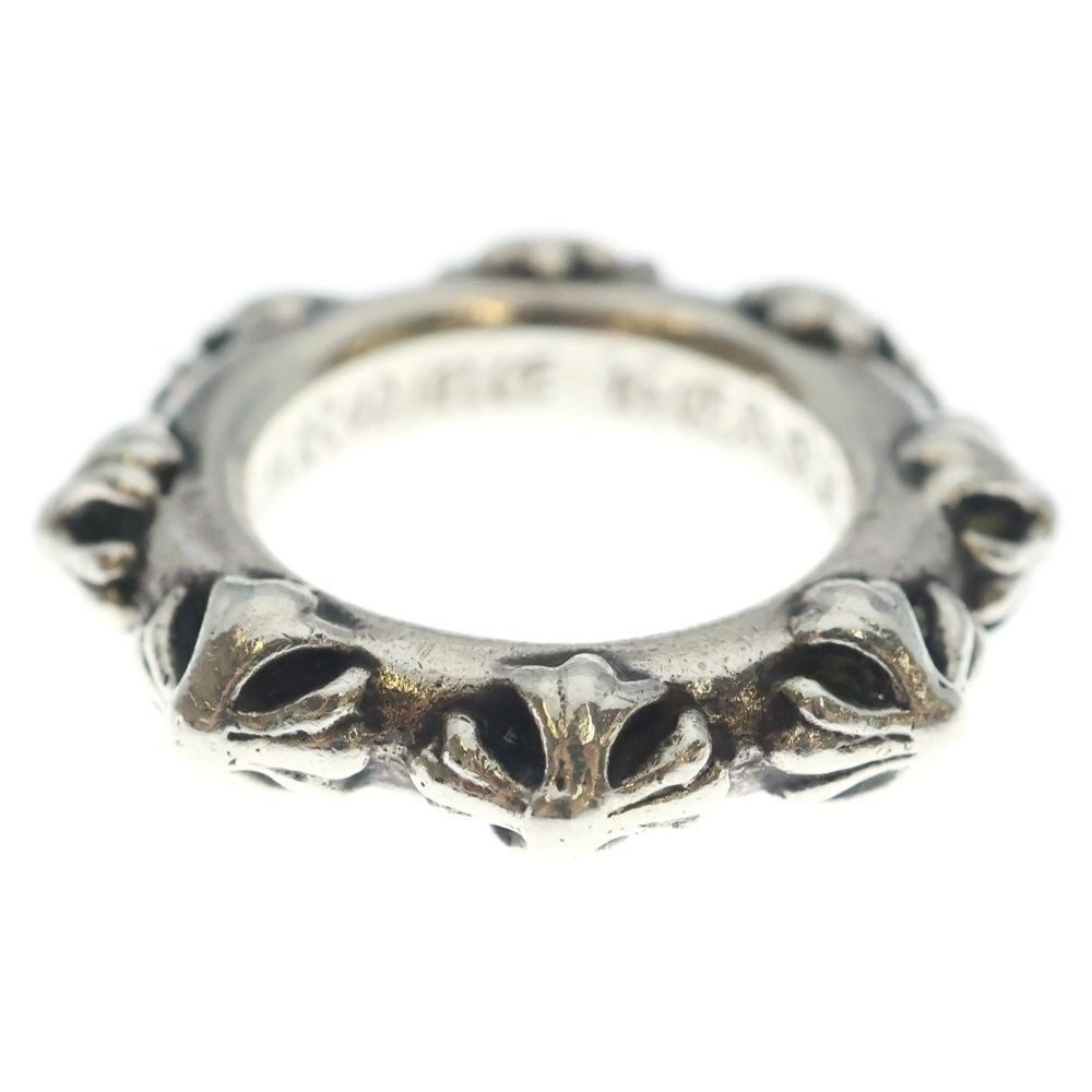 Chrome Hearts Cross Band Ring Silver