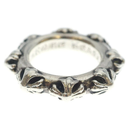 Chrome Hearts Cross Band Ring Silver