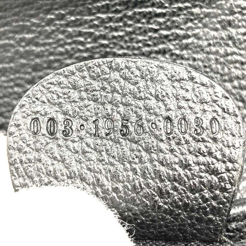 Gucci 00319560030 Backpack Daypack Black Suede/leather Bamboo Women's