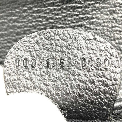 Gucci 00319560030 Backpack Daypack Black Suede/leather Bamboo Women's