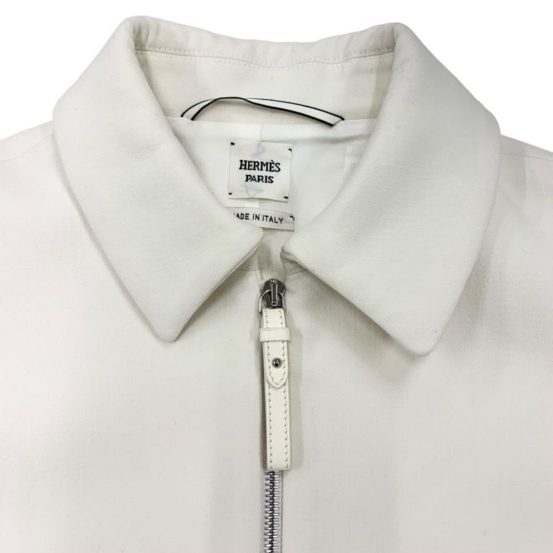 Hermes Outer Blouson Jacket White