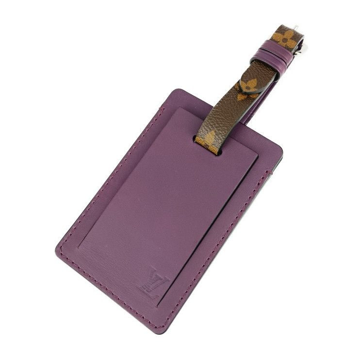 Louis Vuitton Name Tag Porte A Dos Les Ketches Brown Purple Monogram Canvas