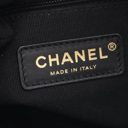 Chanel Shoulder Bag Quilted Black Lambskin — view 4