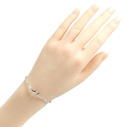 Tiffany & Co T Wire Narrow Gold Bracelet — view 2