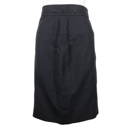 Chanel Cotton Black Women's Skirt