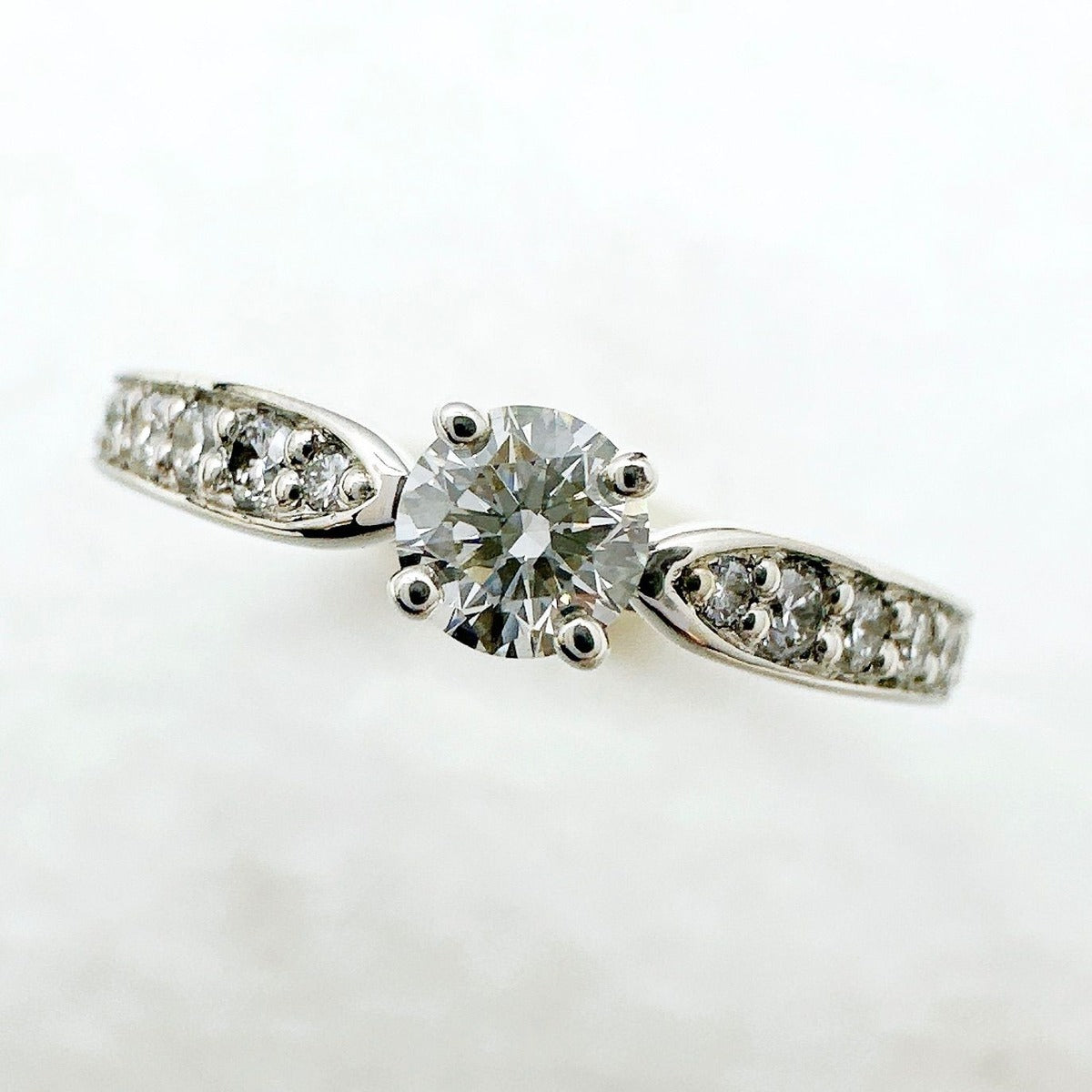 Tiffany & Co Harmony Diamond Platinum Ring — view 5