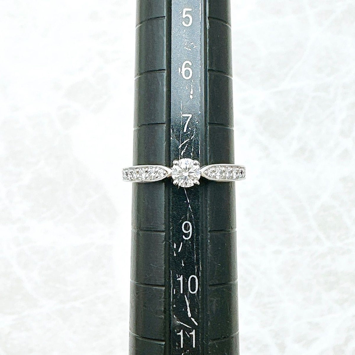 Tiffany & Co Harmony Diamond Platinum Ring — view 9