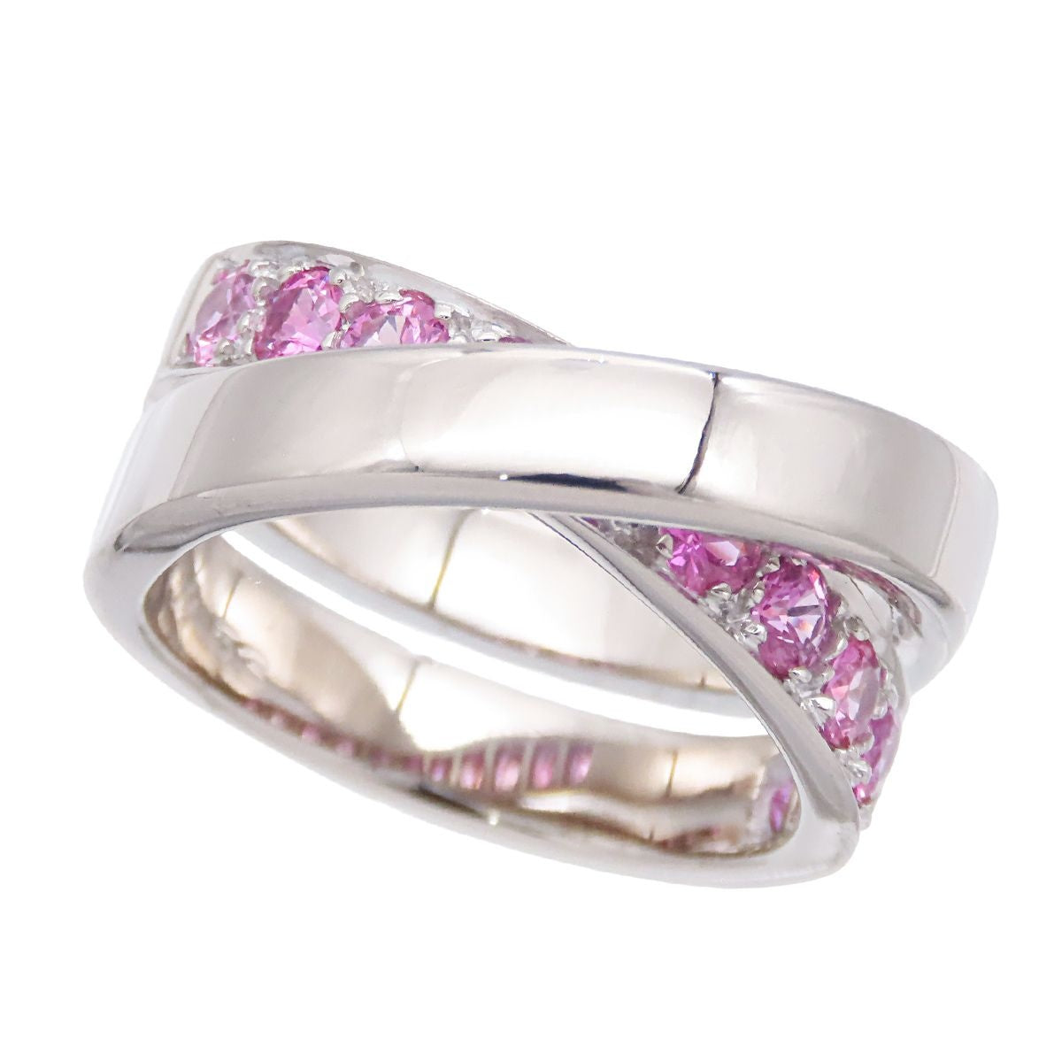 Cartier Paris Ring White Gold 18k Sapphire