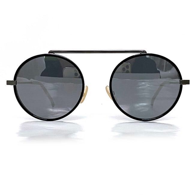 Fendi Mirrored Sunglasses With Mirrored Lenses In Gray Silver White