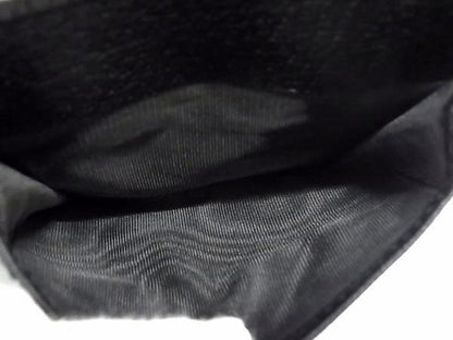 Gucci 625574 Off The Grit Nylon Canvas And Leather Fold Wallet Black