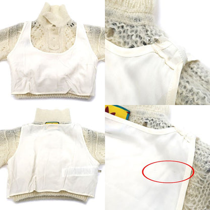 Gucci Adidas Collaboration Mohair Knit S Off-white 717297 Inner