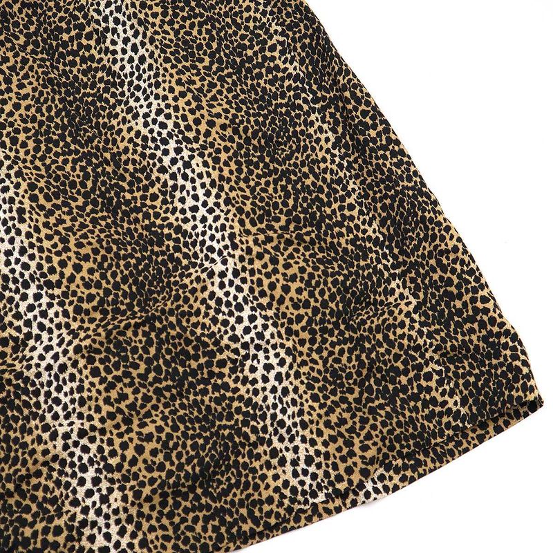 Celine 19aw Leopard Dress Ribbonette Cles Opal Dress 2r399450f Beige 36