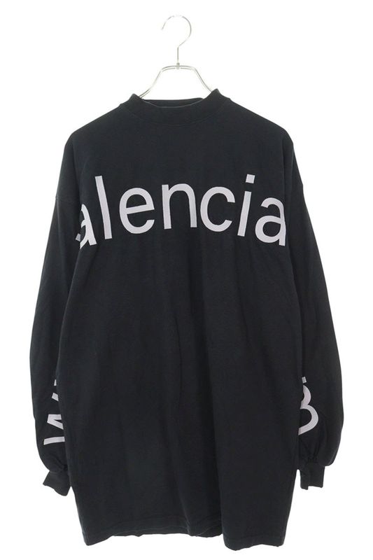 Balenciaga 739027 Tovo1 Back Logo Long Sleeve Cut And Sewn Men's 1