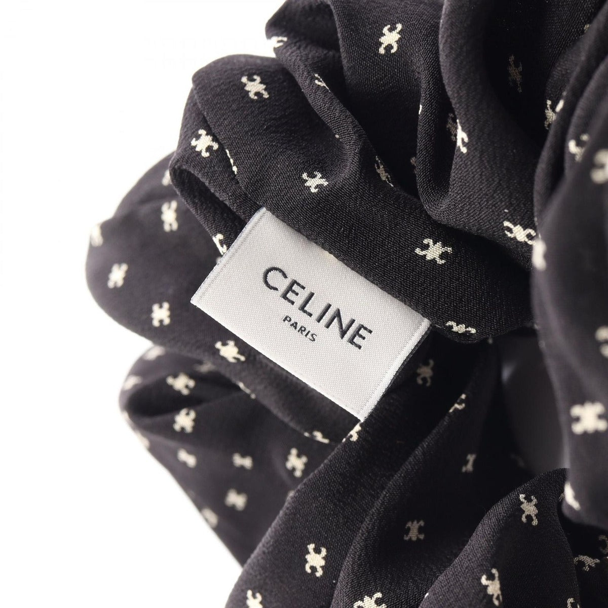 Celine Micro Triomphe Black Hat Black. White — view 3