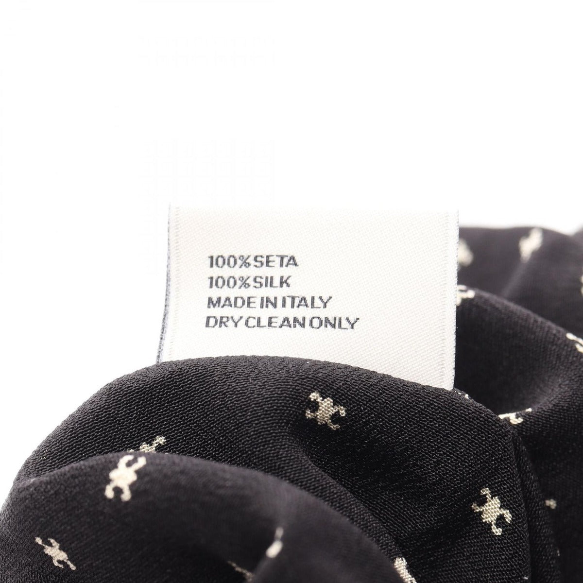 Celine Micro Triomphe Black Hat Black. White — view 4