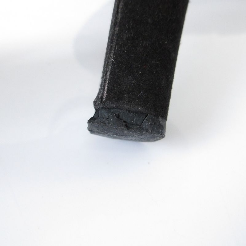 Good Hermes Suede Ankle Strap Sandals 34 21cm (8.27in) Equivalent Black Women's