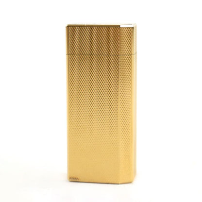 Cartier Pentagonal All-over Pattern Short Roller Lighter Gold With Case Swiss