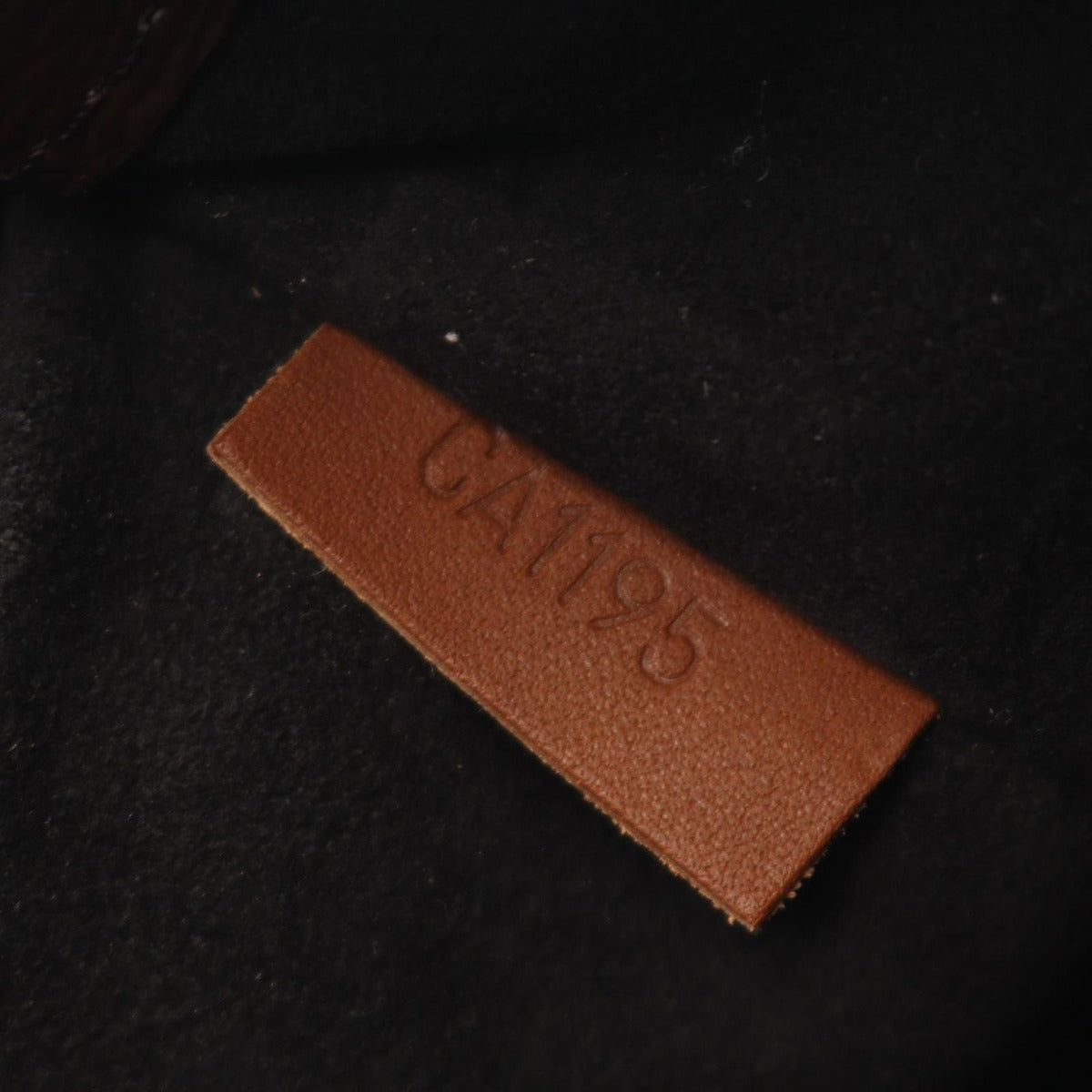 Louis Vuitton Handbag Pallas Noir Black Canvas Leather Brown — view 5